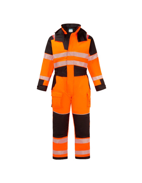 Kombinezon trudnopalny Portwest FR516 Modaflame Rain+ Hi-Vis Pomarańczowy/Czarny