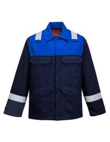 Bluza trudnopalna Portwest FR55 Bizflame Plus Granatowy/Niebieski