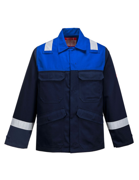 Bluza trudnopalna Portwest FR55 Bizflame Plus Granatowy/Niebieski