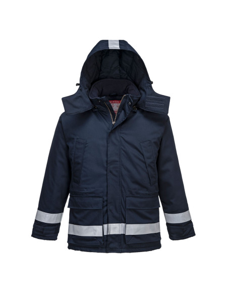 Zimowa kurtka trudnopalna Portwest FR59 Bizflame Work | ToSafe