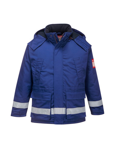 Kurtka trudnopalna Portwest FR59 Bizflame Work Niebieski