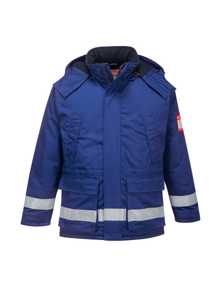 Kurtka trudnopalna Portwest FR59 Bizflame Work Niebieski