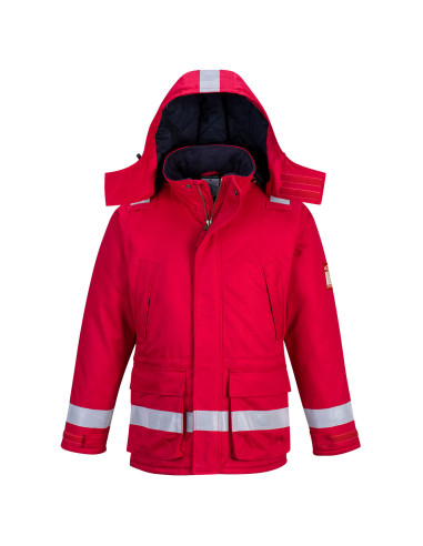 Kurtka trudnopalna Portwest FR59 Bizflame Work Czerwony