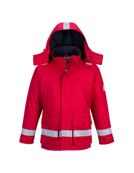 Kurtka trudnopalna Portwest FR59 Bizflame Work Czerwony