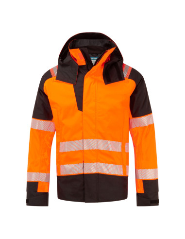 Kurtka trudnopalna Portwest FR606 Modaflame Rain PW3 Pomarańczowy/Czarny