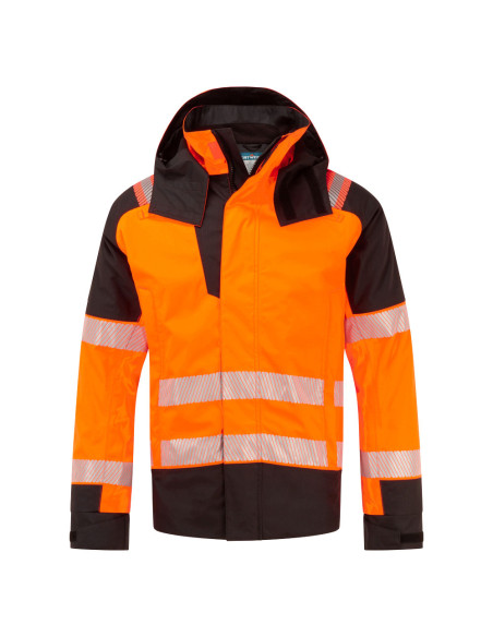 Kurtka trudnopalna Portwest FR606 Modaflame Rain PW3 Pomarańczowy/Czarny