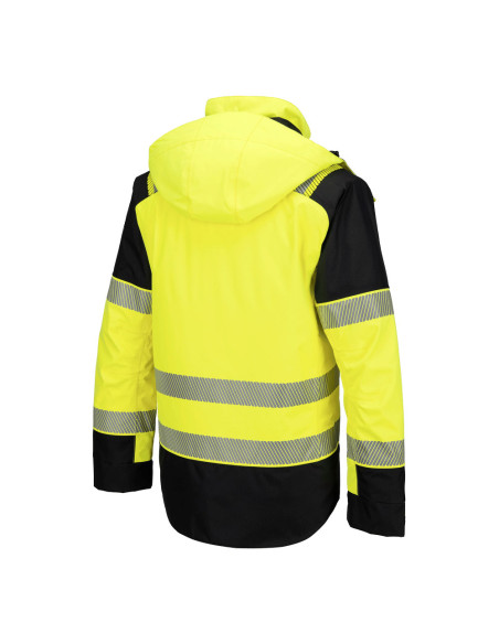 Zimowa kurtka trudnopalna ostrzegawcza Portwest FR606 Modaflame Rain PW3 | ToSafe
