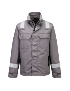 Bluza trudnopalna Portwest FR609 Bizflame Work Szary