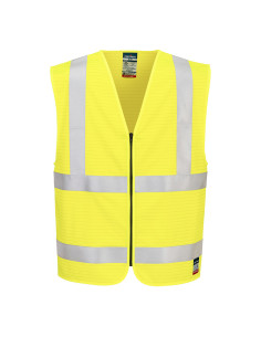 Kamizelka trudnopalna Portwest FR615 Bizflame Rain HV Żółty