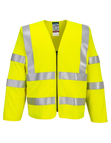 Kamizelka trudnopalna Portwest FR616 Bizflame Rain HV Żółty