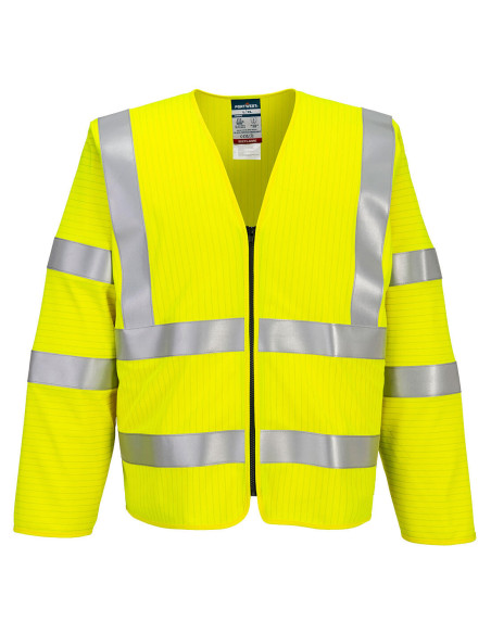 Kamizelka trudnopalna Portwest FR616 Bizflame Rain HV Żółty