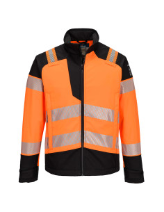 Kurtka softshell trudnopalna Portwest PW3 Modaflame FR718 Pomarańczowy/Czarny