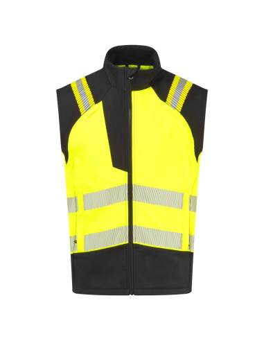 Kamizelka trudnopalna Portwest PW3 Modaflame Softshell FR719 Żółty/Czarny