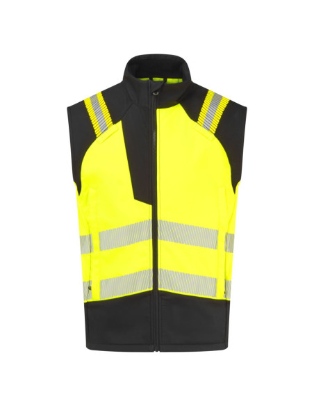 Kamizelka trudnopalna Portwest PW3 Modaflame Softshell FR719 Żółty/Czarny