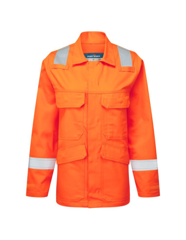 Bluza trudnopalna damska Portwest Bizflame Work FR740 Pomarańczowy