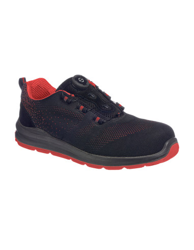 Buty robocze Portwest FT08 Compositelite S1P Czarny/Czerwony