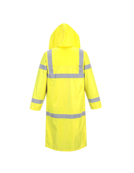 H445 Płaszcz przeciwdeszczowy ostrzegawczy Portwest EN ISO 20471 122 cm | ToSafe