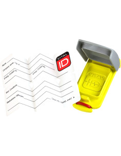 Portwest ID13 identyfikator uniwersalny wodoodporny Żółty
