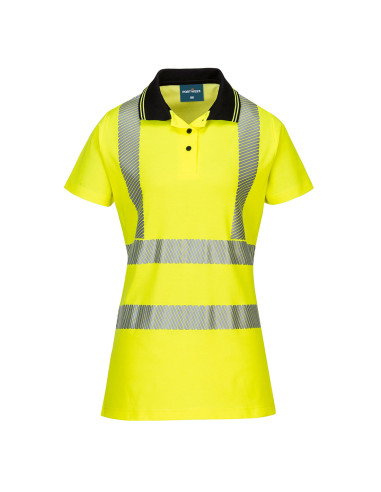 Koszulka polo ostrzegawcza Żółty/Czarny