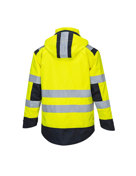 Kurtka ochronna trudnopalna Portwest MV70 Modaflame Rain+ HV | ToSafe