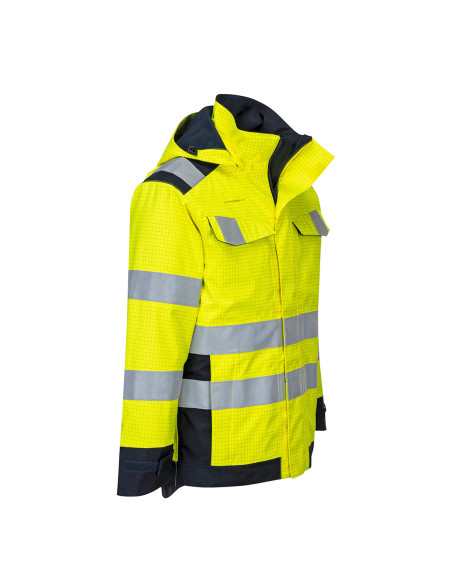 Kurtka ochronna trudnopalna Portwest MV70 Modaflame Rain+ HV | ToSafe