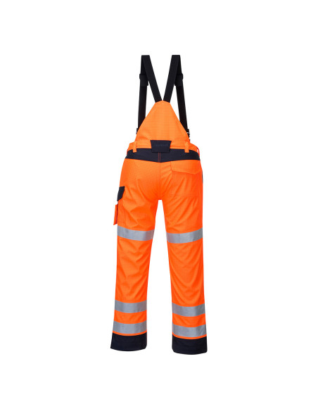 Ogrodniczki ochronne trudnopalne Portwest MV71 Modaflame Rain+ HV | ToSafe