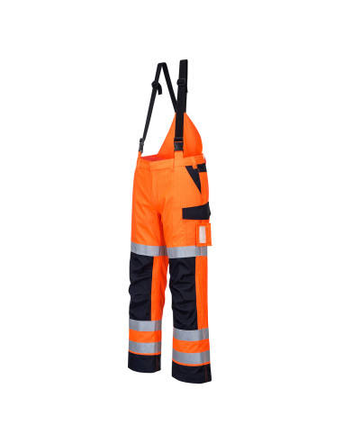 Ogrodniczki ochronne trudnopalne Portwest MV71 Modaflame Rain+ HV | ToSafe