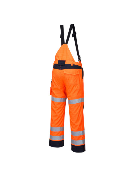 Ogrodniczki ochronne trudnopalne Portwest MV71 Modaflame Rain+ HV | ToSafe