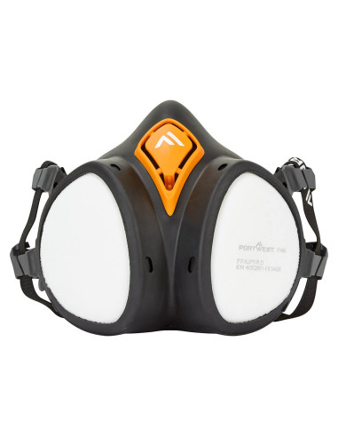 Półmaska ochronna Portwest P440 A2P3 z filtrami Czarny