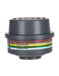 Filtr kombinowany ABEK1P3 Portwest P970 z gwintem specjalnym Szary