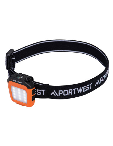 Latarka czołowa LED USB Portwest PA74 200 lumenów Pomarańczowy/Czarny