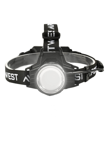 Latarka czołowa LED Portwest PA81 800 lumenów Czarny