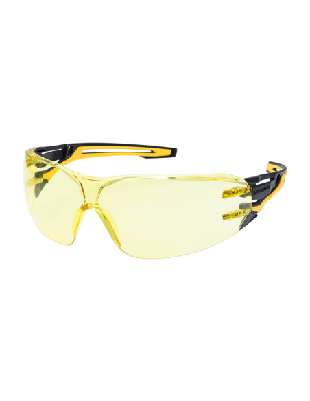 Okulary ochronne Portwest Wraparound Plus PR01 Bursztynowy