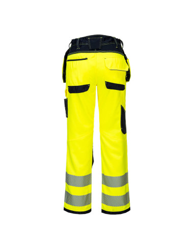Spodnie ostrzegawcze Portwest PW306 PW3 – spodnie stretch z kieszeniami kaburowymi HI-VIS | ToSafe