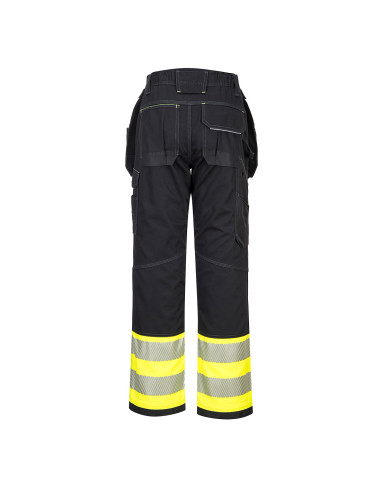 Spodnie ostrzegawcze Portwest PW307 PW3 – spodnie HI-VIS klasa 1 z kieszeniami kaburowymi | ToSafe