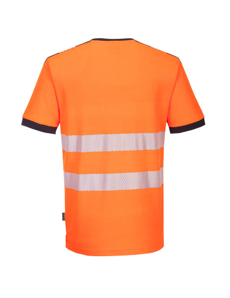 T-shirt ostrzegawczy Portwest PW310 PW3 – koszulka HI-VIS Cotton Comfort | ToSafe