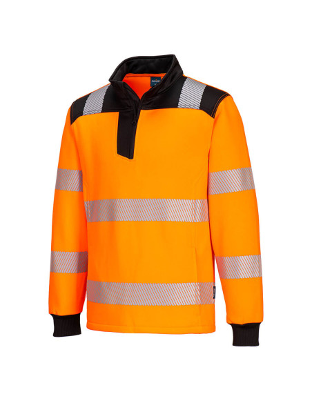 Bluza ostrzegawcza Portwest PW326 PW3 – bluza HI-VIS z zamkiem 1/4 | ToSafe