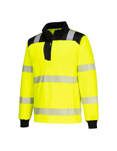 Bluza ostrzegawcza Portwest PW326 PW3 – bluza HI-VIS z zamkiem 1/4 | ToSafe