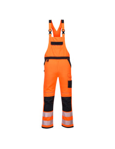Ogrodniczki ostrzegawcze Portwest PW3 hi-vis Pomarańczowy/Czarny