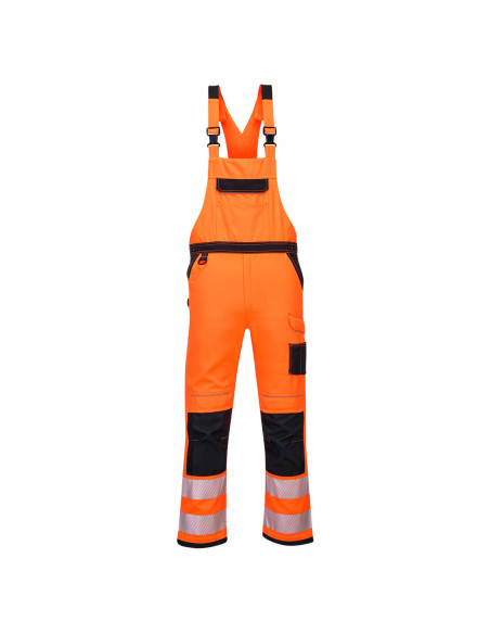 Ogrodniczki ostrzegawcze Portwest PW3 hi-vis Pomarańczowy/Czarny