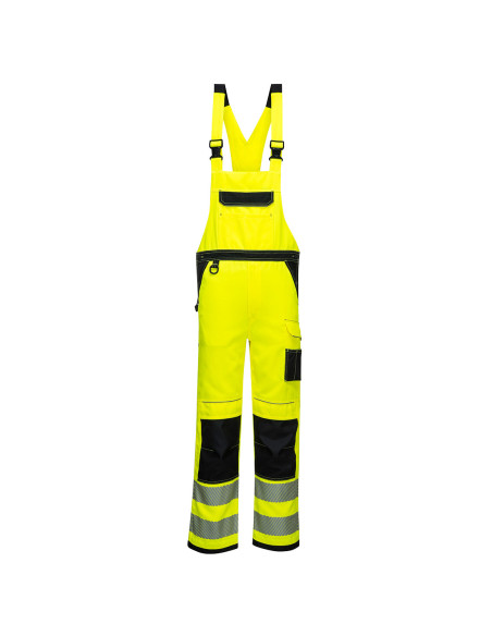 Ogrodniczki ostrzegawcze Portwest PW3 hi-vis Żółty/Czarny