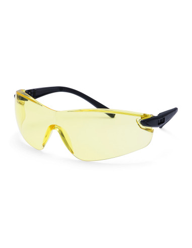 Profilowane okulary ochronne Portwest BHP Bursztynowy