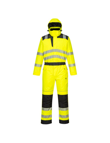 Kombinezon zimowy ostrzegawczy Portwest PW3 hi-vis Żółty/Czarny