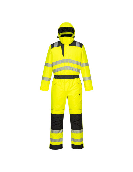 Kombinezon zimowy ostrzegawczy Portwest PW3 hi-vis Żółty/Czarny