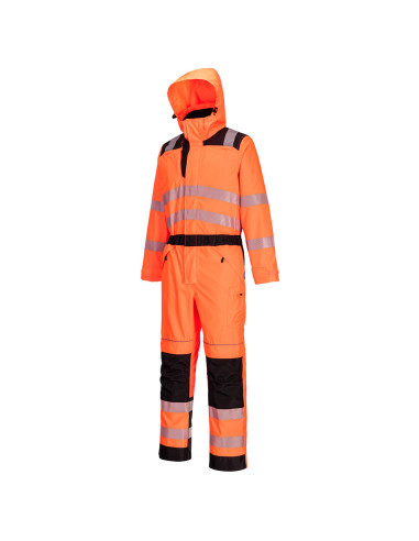 Kombinezon przeciwdeszczowy ostrzegawczy Portwest PW3 300D Oxford Hi-Vis PW355 | ToSafe