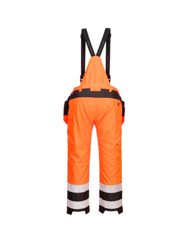 Ogrodniczki ostrzegawcze Portwest PW3 Hi-Vis Rain 300D Oxford wodoodporne PW356 | ToSafe