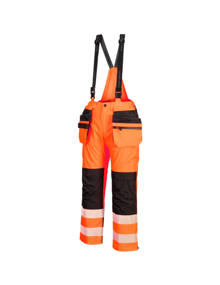 Ogrodniczki ostrzegawcze Portwest PW3 Hi-Vis Rain 300D Oxford wodoodporne PW356 | ToSafe