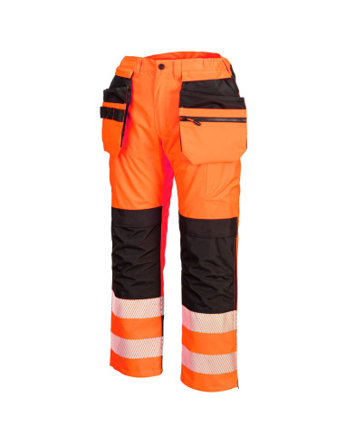Ogrodniczki ostrzegawcze Portwest PW3 Hi-Vis Rain 300D Oxford wodoodporne PW356 | ToSafe
