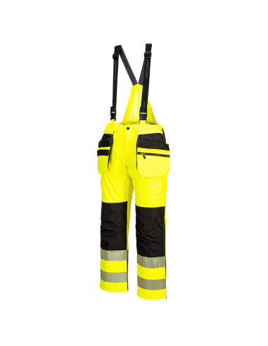 Ogrodniczki ostrzegawcze Portwest PW3 Hi-Vis Rain 300D Oxford wodoodporne PW356 | ToSafe