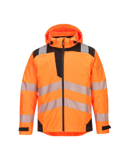 Kurtka przeciwdeszczowa ostrzegawcza Portwest PW3 Extreme hi-vis Pomarańczowy/Czarny